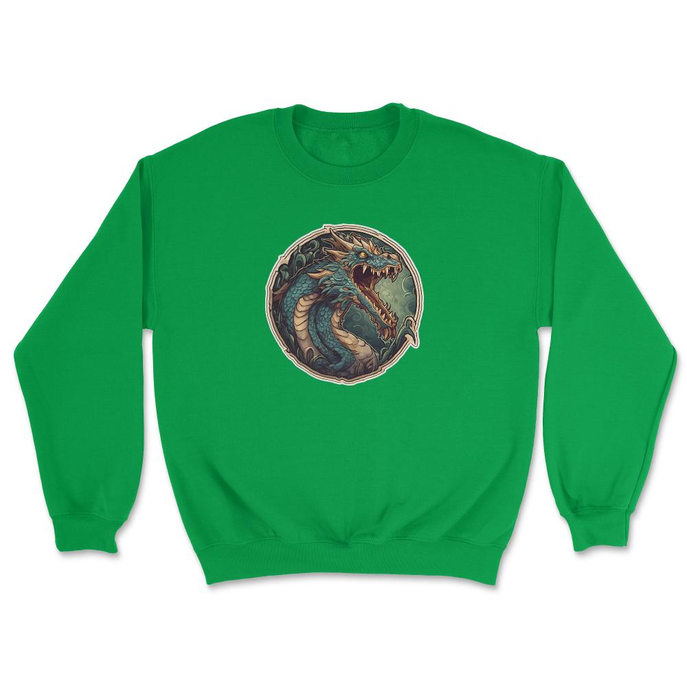 Dragon_1 Unisex Sweatshirt - Irish Green