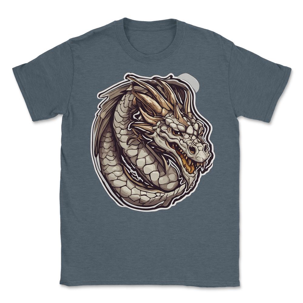 Dragon_2 Unisex T-Shirt - Dark Grey Heather