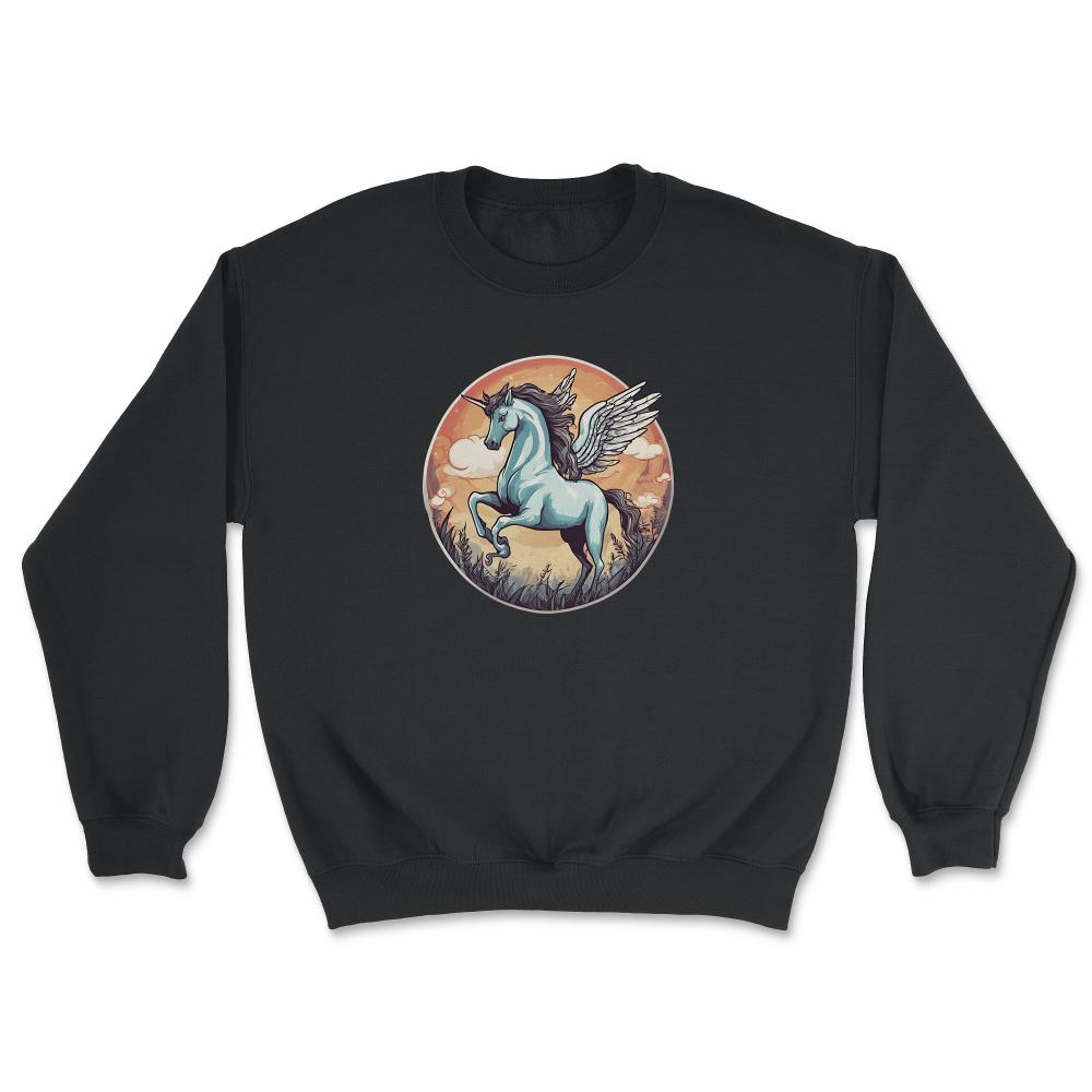 Pegasus Unisex Sweatshirt - Black