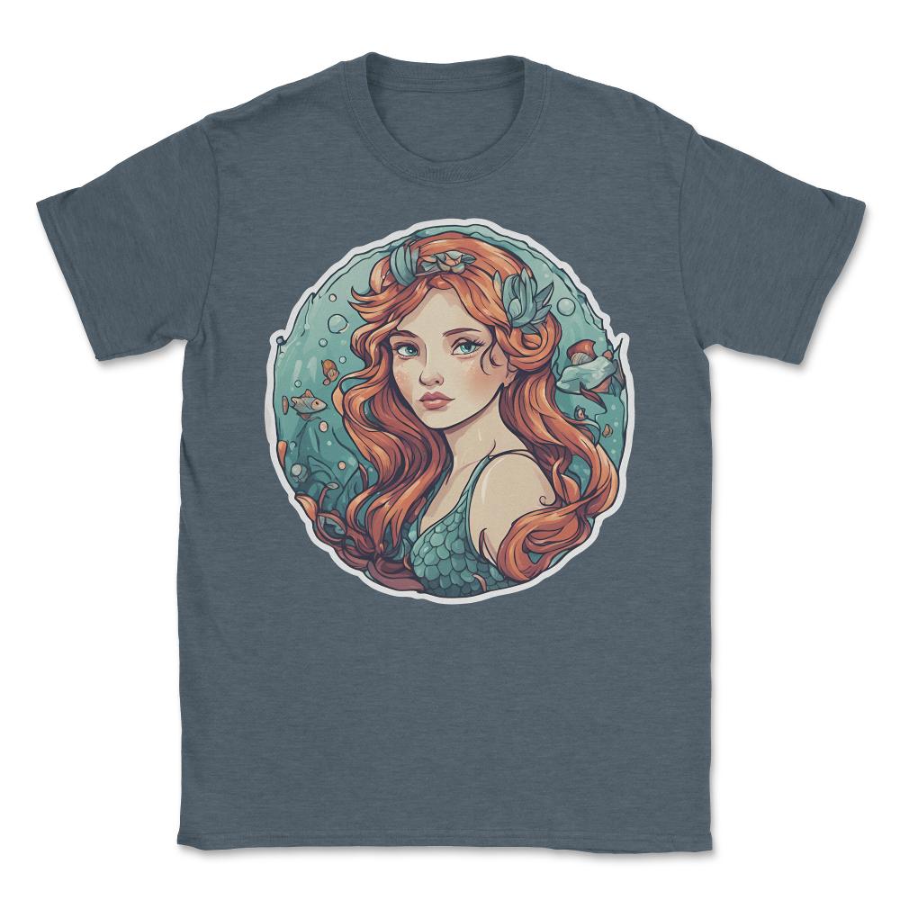 Mermaid Unisex T-Shirt - Dark Grey Heather