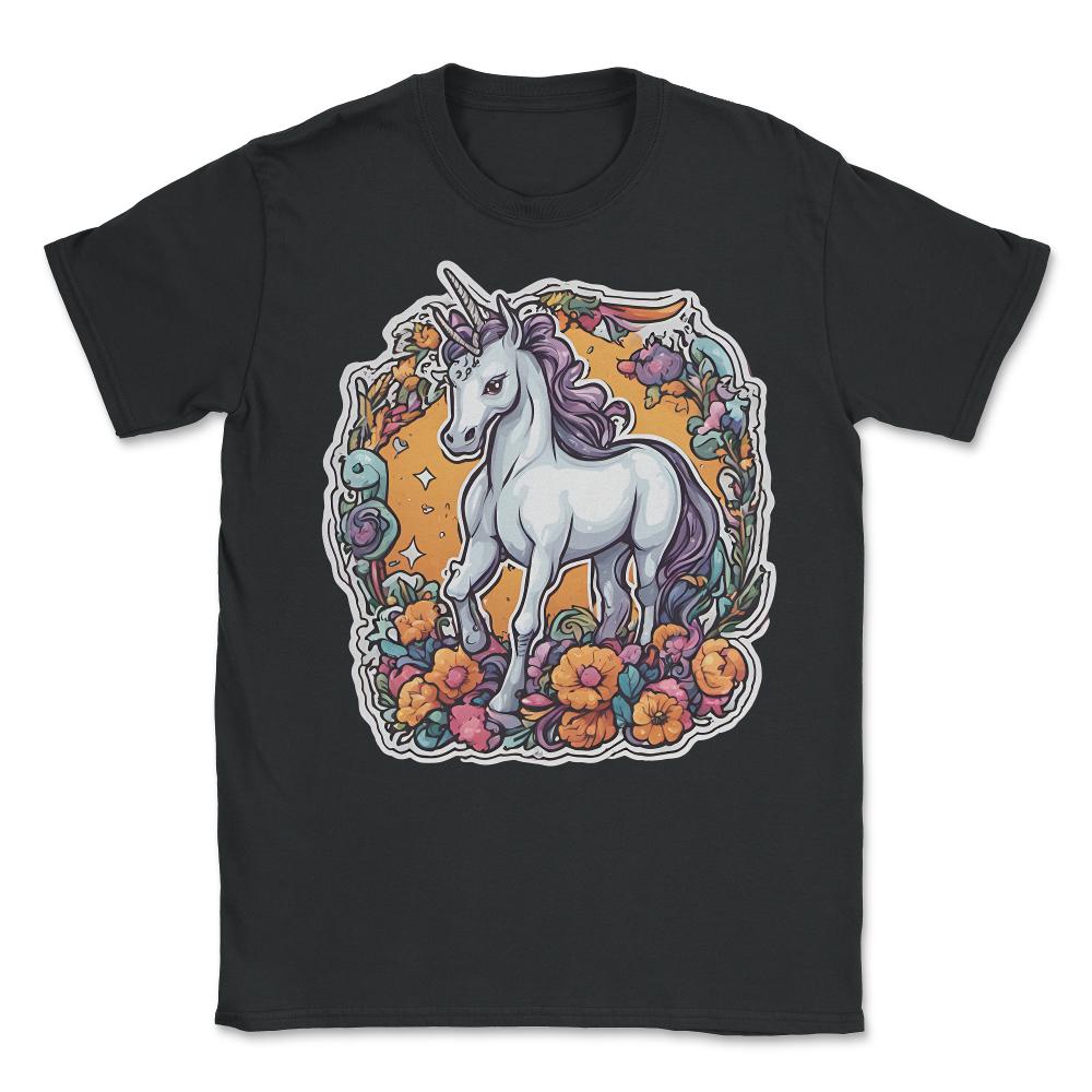 Unicorn_1 Unisex T-Shirt - Black