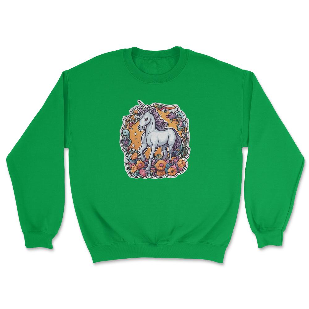 Unicorn_1 Unisex Sweatshirt - Irish Green