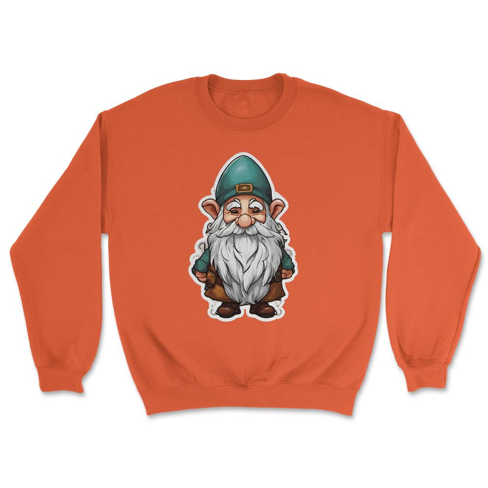Gnome Unisex Sweatshirt - Orange