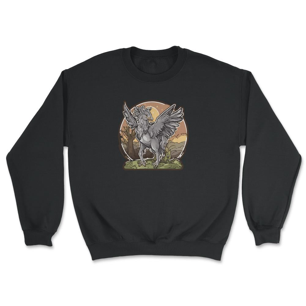 Hippogriff Unisex Sweatshirt - Black