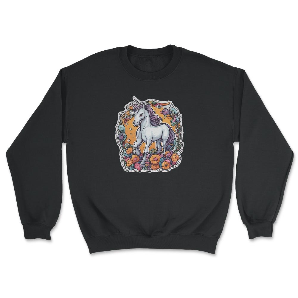 Unicorn_1 Unisex Sweatshirt - Black