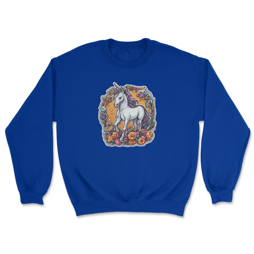 Unicorn_1 Unisex Sweatshirt - Royal