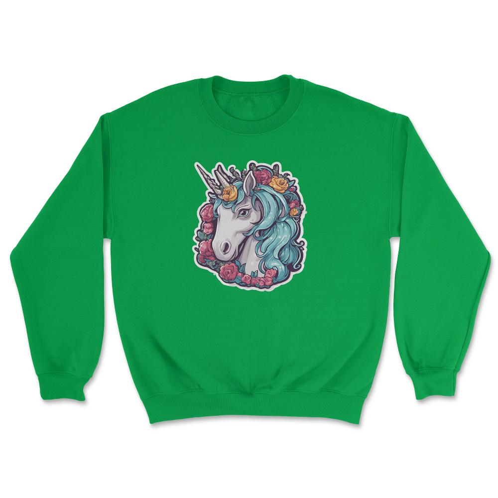 Unicorn_2 Unisex Sweatshirt - Irish Green