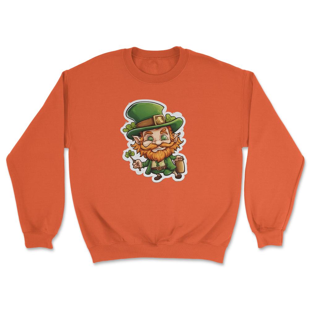 Leprechaun Unisex Sweatshirt - Orange