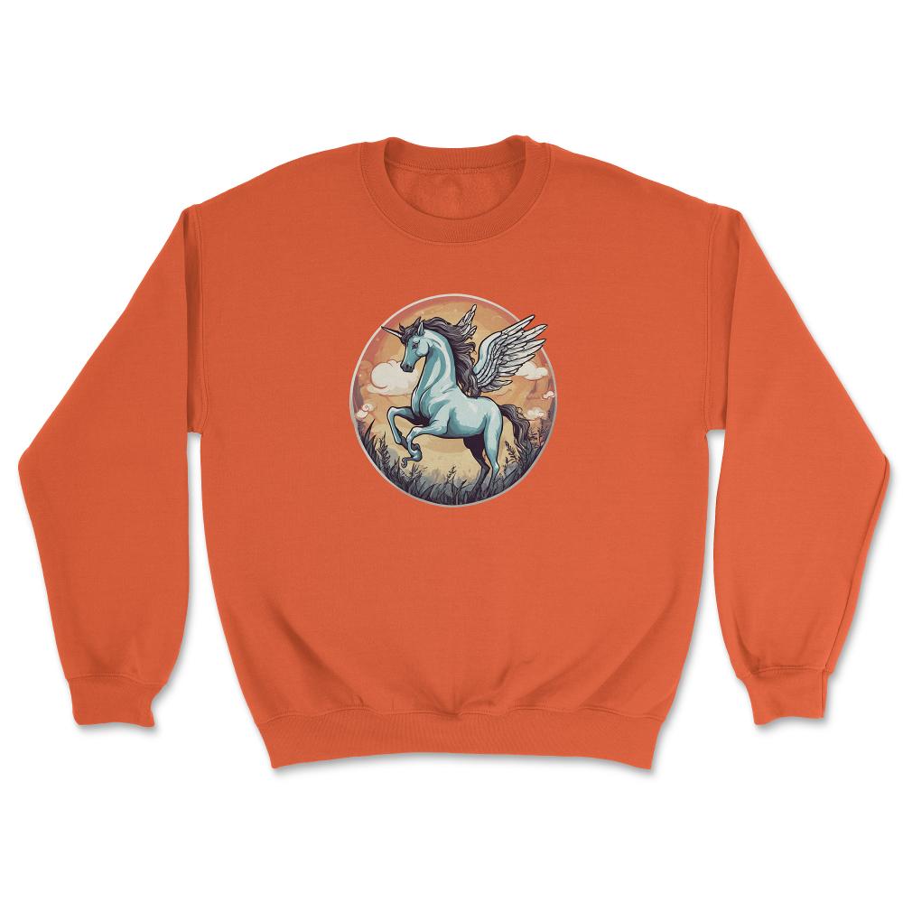 Pegasus Unisex Sweatshirt - Orange