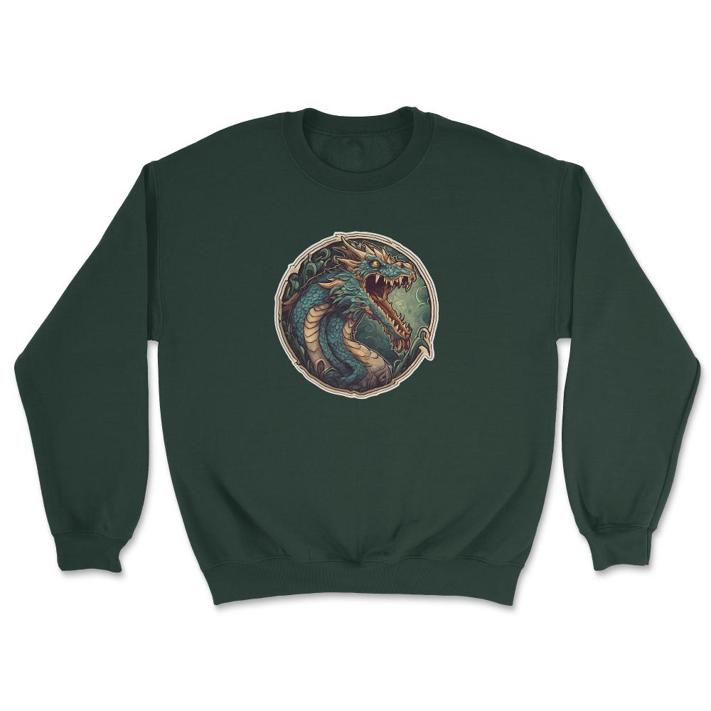 Dragon_1 Unisex Sweatshirt - Forest Green
