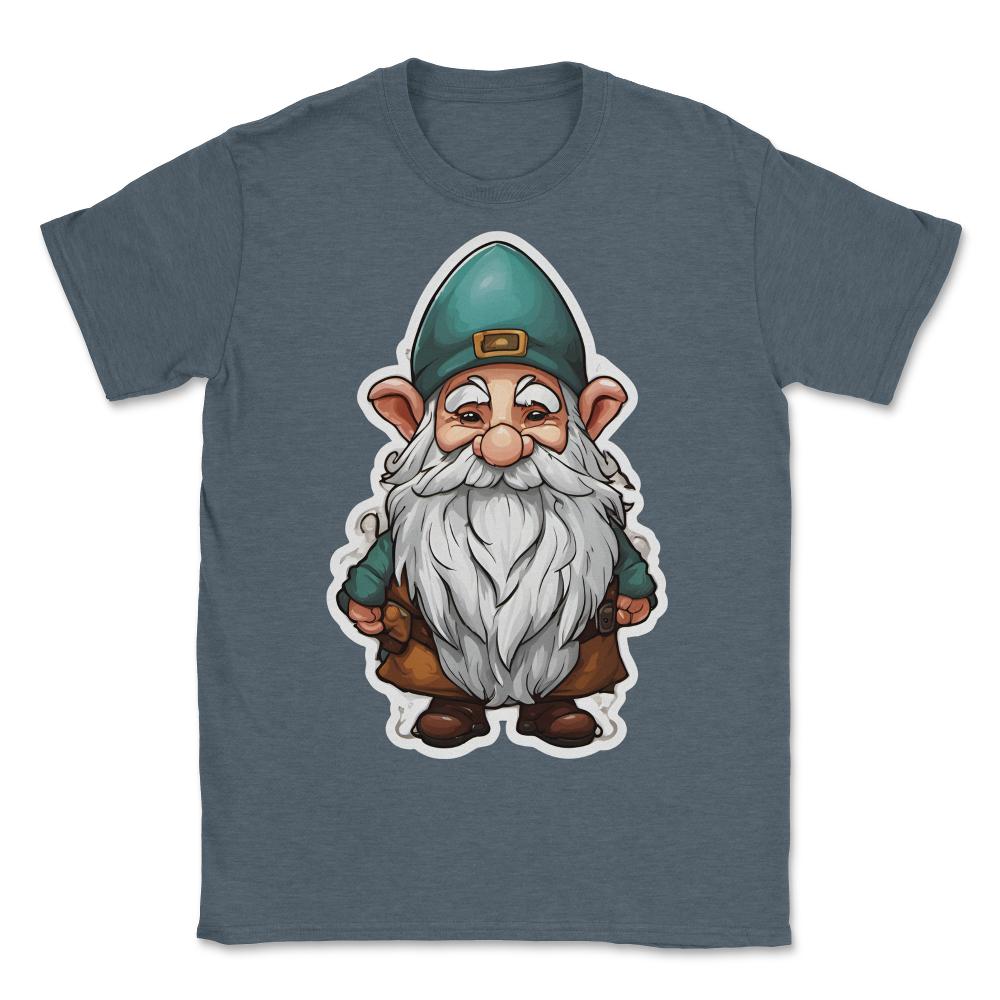 Gnome Unisex T-Shirt - Dark Grey Heather