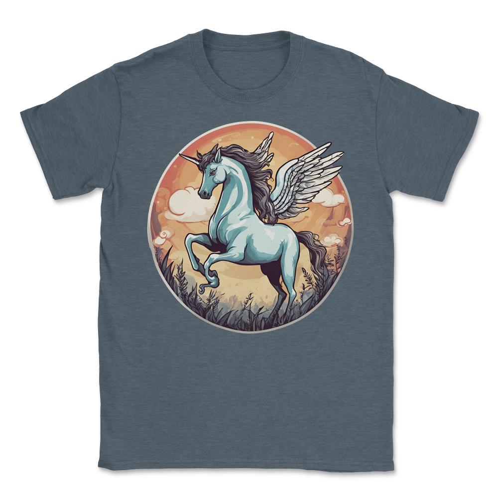 Pegasus Unisex T-Shirt - Dark Grey Heather