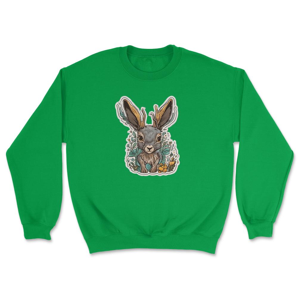 Jackalope Unisex Sweatshirt - Irish Green