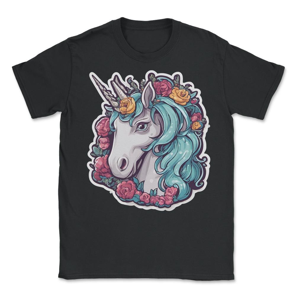 Unicorn_2 Unisex T-Shirt - Black