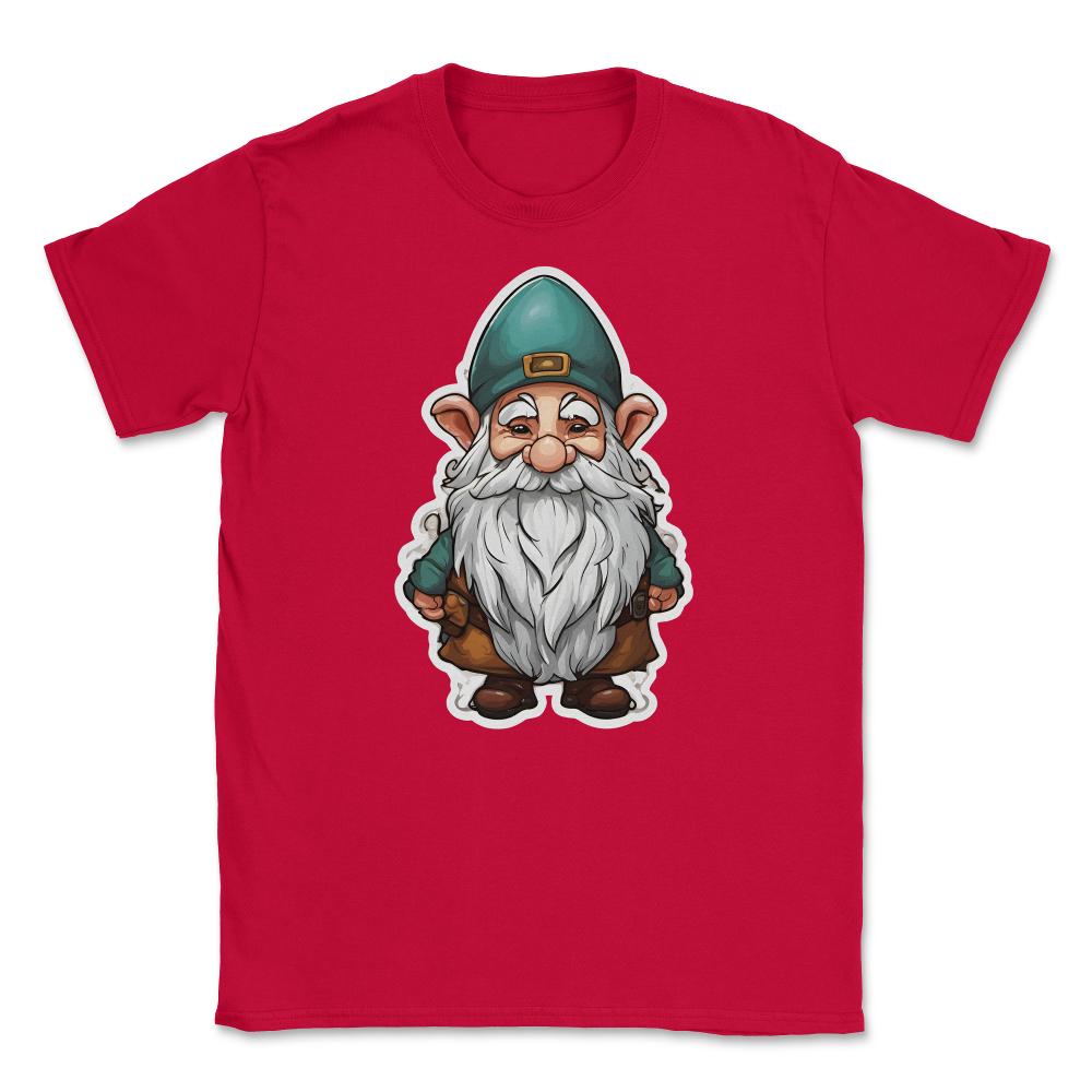 Gnome - Unisex T-Shirt - Red